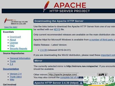 apache怎么下载,apache怎么下载安装